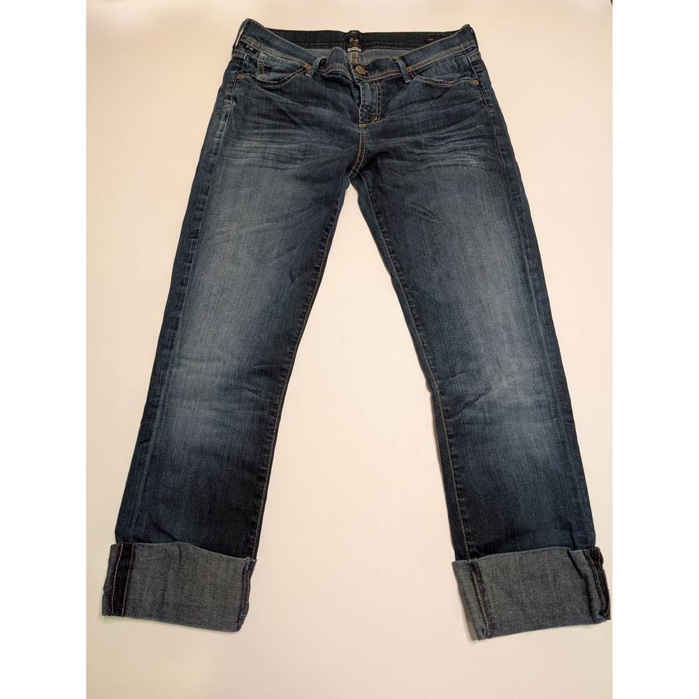 Citizens of Humanity Dana Straight Leg Cuffed Jeans Dark Wash 1386-243 Womens 29